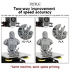 Kép 3/13 - KINGROON 3D nyomtató HS-PLA izzószál, 1 kg 1,75 mm, standard 1 tekercs - Fekete