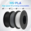 Kép 4/13 - KINGROON 3D nyomtató HS-PLA izzószál, 1 kg 1,75 mm, standard 1 tekercs - Fekete