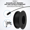 Kép 6/13 - KINGROON 3D nyomtató HS-PLA izzószál, 1 kg 1,75 mm, standard 1 tekercs - Fehér