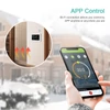 Kép 17/18 - 95-240 V intelligens termosztát, programozható termosztát, 5+1+1 hat periódusos hangos APP vezérlés - Fehér, Wi-Fi