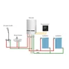 Kép 10/15 - WiFi intelligens termosztát, hőmérséklet-szabályozó, hetente programozható - Pezsgő, 5A víz/gáz kazánhoz