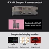 Kép 13/14 - Yeston RX550-4G 4HD GA 4 képernyős grafikus kártya, 4 GB/128bit/GDDR5 memória