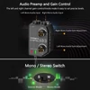 Kép 13/15 - CoMica LINKFLEX AD3 kétcsatornás XLR/3,5 mm/6,35 mm-3,5 mm audio előerősítő keverő / adapter / interfész