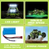 Kép 17/20 - Wltoys 12427 1/12 2,4G 4WD 50km/h RC autó - Zöld
