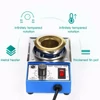 Kép 3/15 - Mini ólommentes forrasztóedény, titán bevonatú, rozsdamentes acél forrasztóedény (220 V) - 100W 38mm 250g
