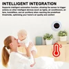Kép 7/8 - Tuya intelligens légköri nyomásérzékelő hőmérséklet- és páratartalom-érzékelő funkcióval - ZigBee