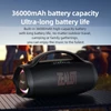 Kép 11/20 - ZEALOT S98 BT vezeték nélküli sztereó hangszóró 150 W-os dübörgő hanggal, színes fényekkel - Fekete