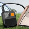 Kép 11/14 - Hordozható lapátos szivattyú, 25 PSI nagynyomású elektromos légkompresszoros szivattyú Power Bankkal