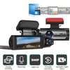 Kép 4/8 - 1080P DVR Dash kamera, első és belső kettős kamerás menetrögzítő 3,16 hüvelykes IPS képernyővel