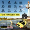 Kép 2/17 - GPS önvilágító horgászcsali csónak, 500 m-es távirányító, kétmotoros háromlábú kialakítás, 2 kg töltés - 5200 mAh akkumulátor