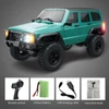 Kép 2/6 - 2,4 GHz-es 1:18 4WD újratölthető elektromos terepjáró LED lámpákkal - Zöld, 3 akkumulátor