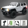 Kép 2/6 - 2,4 GHz-es 1:18 4WD újratölthető elektromos terepjáró LED lámpákkal - Fehér, 2 akkumulátor