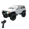 Kép 1/6 - 2,4 GHz-es 1:18 4WD újratölthető elektromos terepjáró LED lámpákkal - Fehér, 3 akkumulátor