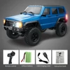 Kép 2/3 - 2,4 GHz-es 1:18 4WD újratölthető elektromos terepjáró LED lámpákkal - Kék, 2 akkumulátor
