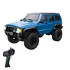 Kép 1/3 - 2,4 GHz-es 1:18 4WD újratölthető elektromos terepjáró LED lámpákkal - Kék, 3 akkumulátor