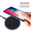 Kép 2/12 - 10 W-os vezeték nélküli töltő iOS/Android telefonokhoz, gyorstöltő pad, multivédelem - Fehér