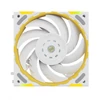 Kép 3/10 - Yeston számítógépház hűtőventilátor, 120 mm-es ARGB számítógépes processzorhűtő 2200 ford./perc fordulatszámmal, FDB csapágy - Fehér