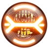 Kép 2/6 - LED motorkerékpár fényszóró 5,75" IP67 vízálló autólámpa DRL/irányjelző/tompított/távolsági