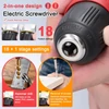 Kép 11/13 - 12 V 2 az 1-ben lítium fúró elektromos csavarhúzó, többfunkciós elektromos szerszám (2 db akkumulátorral)