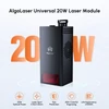 Kép 6/18 - Algolaser 20W lézermodul ALM-20VDU, ultra vékony 0,15x0,12 mm-es lézerponttal, 500+ színes fémgravírozás, kompatibilis több lézervágóval