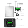 Kép 6/10 - 200 kg-os elektronikus postai mérleg, 0,05 kg-os precíziós integrált rozsdamentes acél digitális mérleg LCD háttérvilágítású kijelzővel