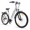 Kép 13/13 - TTGO LK-ZZ-28ST városi elektromos kerékpár, 700C*45C gumik, női E kerékpár, 250W motor, 36V 20Ah akkumulátor - Fekete