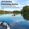 Kép 4/20 - 99 csalihely GPS RC csalicsónak, 500 méteres hatótávú vezeték nélküli távirányító - Sárga, 5200 mAh akkumulátor
