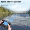 Kép 5/20 - 99 csalihely GPS RC csalicsónak, 500 méteres hatótávú vezeték nélküli távirányító - Sárga, 5200 mAh akkumulátor