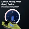Kép 7/20 - 99 csalihely GPS RC csalicsónak, 500 méteres hatótávú vezeték nélküli távirányító - Sárga, 5200 mAh akkumulátor