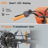 Kép 9/15 - TTGO YY-26ST elektromos kerékpár, 26*1,95 hüvelykes gumik, E kerékpár férfi/női, 250 W-os motor - Fehér
