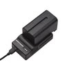 Kép 4/10 - NP-F750/ NP-F770 fényképezőgép akkumulátor és töltő készlet, 1 db 7,2 V 5200 mAh nagyméretű újratölthető akkumulátor USB-kábellel