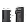 Kép 5/10 - NP-F750/ NP-F770 fényképezőgép akkumulátor és töltő készlet, 1 db 7,2 V 5200 mAh nagyméretű újratölthető akkumulátor USB-kábellel