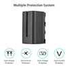 Kép 6/10 - NP-F750/ NP-F770 fényképezőgép akkumulátor és töltő készlet, 1 db 7,2 V 5200 mAh nagyméretű újratölthető akkumulátor USB-kábellel