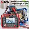 Kép 5/14 - ANENG MH13 250V-2500V digitális szigetelési ellenállás-mérő, 1MΩ-200GΩ Megohm tesztmérő