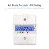 Kép 8/10 - 3 fázisú, 4 vezetékes energiamérő, 220/380V 5-80A energiafogyasztás kWh mérő - Fehér