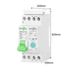 Kép 16/19 - Tuya Wifi intelligens megszakító kompatibilis az Alexa / Google Home hangvezérléssel - Fekete, 25A