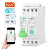 Kép 2/19 - Tuya Wifi intelligens megszakító kompatibilis az Alexa / Google Home hangvezérléssel - Fehér, 16A