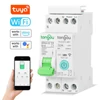 Kép 1/19 - Tuya Wifi intelligens megszakító kompatibilis az Alexa / Google Home hangvezérléssel - Fehér, 32A