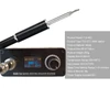 Kép 4/10 - QUICKO Mini T12-942 forrasztóállomás készlet, OLED barkácsforrasztó elektromos szerszámok Hegesztővas hegy - fekete 907 műanyag fogantyú