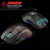 Kép 9/19 - HXSJ J900 USB vezetékes játékegér, RGB játékegér hat állítható DPI-vel - Fekete