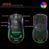 Kép 16/19 - HXSJ J900 USB vezetékes játékegér, RGB játékegér hat állítható DPI-vel - Fekete