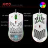 Kép 3/11 - HXSJ J900 USB vezetékes játékegér, RGB játékegér hat állítható DPI-vel - Fehér