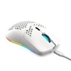 Kép 10/13 - Vezeték nélküli játék egér, 3 módú BT 5.3 + 2.4G + USB-C, színes LED 800-3600 mozgási sebesség - Fehér