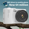 Kép 4/15 - G01 4K digitális videokamera és fényképezőgép gyerekeknek/tinédzsereknek, 3" kihajtható képernyő, WiFi