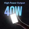 Kép 9/20 - ZHIYUN M40 40W hordozható LED videólámpa – Állítható fényerő (2700K-6200K), 14000 lux, CRI 96+, gyors PD töltés vloghoz és élő közvetítéshez