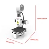 Kép 5/18 - EasyThreed K10 3D nyomtató gyerekeknek, 100x100x100mm, levehető platform, egygombos nyomtatás, Easyware szoftver, kezdőknek, otthonra, oktatáshoz - Fehér