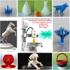 Kép 11/18 - EasyThreed K10 3D nyomtató gyerekeknek, 100x100x100mm, levehető platform, egygombos nyomtatás, Easyware szoftver, kezdőknek, otthonra, oktatáshoz - Fehér