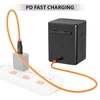 Kép 7/8 - ZGCINE kamera akkumulátor töltőtok EN-EL15B/EN-EL15C akkukhoz, 2 rekesz, kártyahelyek, OLED kijelző, PD gyors töltés, Nikon kompatibilis