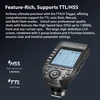 Kép 10/15 - Godox FT433 TTL Vezeték nélküli Vakukioldó 433MHz, 1/8000s HSS, APP vezérlés, Nikon Z9 Z8 Z7 Z6II Z7II D750 D780 D800 D850 és Godox vakukhoz