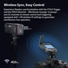 Kép 13/15 - Godox FT433 TTL Vezeték nélküli Vakukioldó 433MHz, 1/8000s HSS, APP vezérlés, Nikon Z9 Z8 Z7 Z6II Z7II D750 D780 D800 D850 és Godox vakukhoz